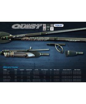 OCEANS LEGACY QUEST INSHORE ULTRA FINESSE SPINNING ROD