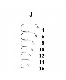KNAPEK FLY HOOKS JIG BLANK 25pcs