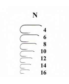 KNAPEK FLY HOOKS NYMPHS 25pcs