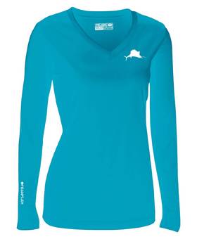 PELAGIC WOMEN SOLAR PERFORMANCE LS aqua