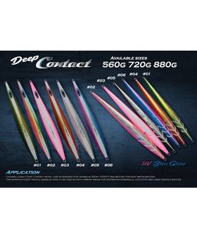 OCEANS LEGACY CONTACT JIG DEEP 560g glow + UV