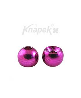 KNAPEK TUNGSTEN BEADS SLOTTED K+ 2.5mm BRIGHT PURPLE 10pcs