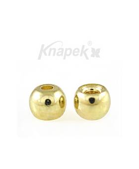 KNAPEK BRASS BEADS REGULAR 1.5mm GOLD 20pcs