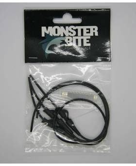 MONSTER BITE ANTI TANGLE LEAD CLIP BLACK