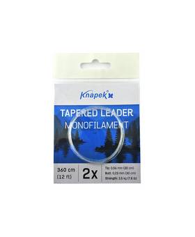 KNAPEK TAPERED LEADER 2X/360cm tip 0.23mm