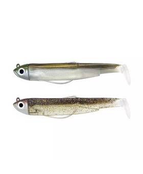 FIIISH BLACK MINNOW DOUBLE COMBO SHORE 90mm 5G #KAKI / MACCHIATO