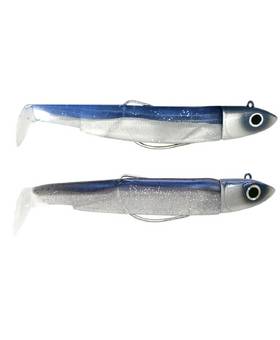 FIIISH BLACK MINNOW DOUBLE COMBO OFFSHORE 120mm 25g #BLUE / ELECTRIC BLUE