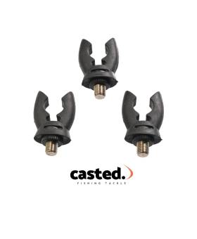 CASTED RUBBER ROD BUTT REST BLACK