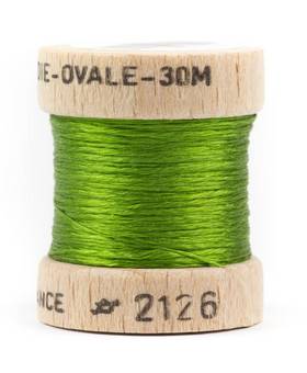 54 DEAN STREET OVAL PURE SILK FLOSS Olive Green