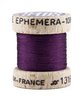 54 DEAN STREET EPHEMERA PURE SILK THREAD 100m Claret