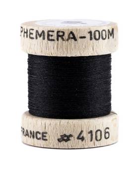 54 DEAN STREET EPHEMERA PURE SILK THREAD 100m Black