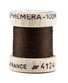 54 DEAN STREET EPHEMERA PURE SILK THREAD 100m Brown