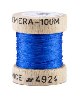 54 DEAN STREET EPHEMERA PURE SILK THREAD 100m Royal Blue