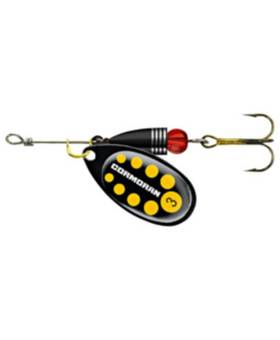 CORMORAN BULLET SPINNER Black/Yellow dots #3