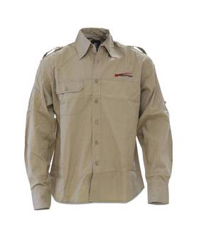 TUBERTINI MELBOURNE SHIRT LIGHT BROWN