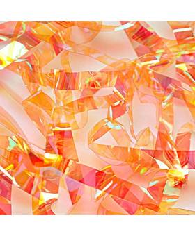 KNAPEK PEARL SHRIMP FOIL LIGHT ORANGE 3mm