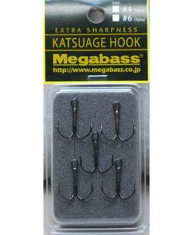 MEGABASS KATSUAGE TREBLE HOOKS NO.1