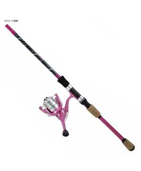 OKUMA FIN CHASER ROD + REEL READY TO FISH COMBO PINK 195cm 4-15g