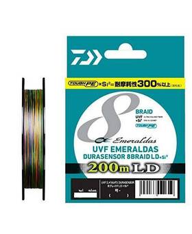 DAIWA UVF EMERALDAS LONG DISTANCE DURASENSOR 8 BRAID SI2 200m