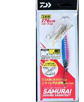 DAIWA SAMURAI JIG SABIKI SET 40g #BLUE PINK