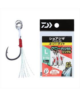 DAIWA SUPER LIGHT SHORE JIG ASSIST GLOW