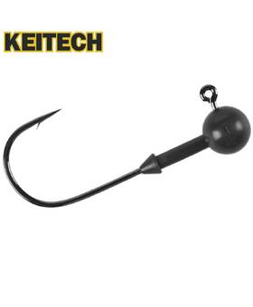 KEITECH TUNGSTEN SUPER ROUND JIG HEAD #1 2.2G 4PCS