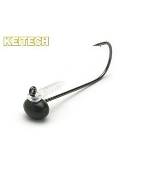 KEITECH TUNGSTEN FOOTBALL SHAKY JIG HEAD #2/0