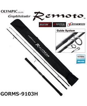 GRAPHITELEADER 19 REMOTO GORMS-9103H travel 3pc shore jigging rod