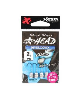 XESTA BLACK STAR HEAD DIVER DOWN #1/0