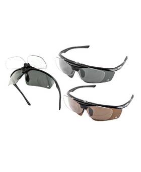 SNOWBEE SPORTS MAGNIFIER SUNGLASSES SMOKE (x2.5)