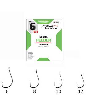 COBRA FEEDER HOOKS CF205 10PCS