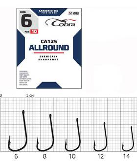 COBRA HOOKS ALLROUND CA125 10PCS