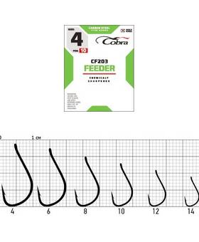 COBRA FEEDER SPECIALIST HOOKS CF203 10PCS