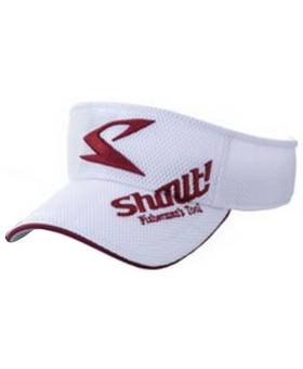 SHOUT MESH SUNVISOR WHITE