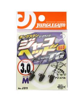 JUGNLE GYM JACO TUNGSTEN JIGHEAD 3g #M