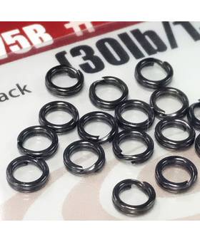 VANFOOK 4X SUPER STRONG SPLIT RING BLACK