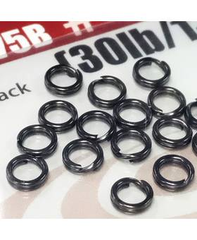 VANFOOK 4X SUPER STRONG SPLIT RING BLACK