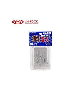 VANFOOK CT-78 HAGANE PREMIUM 5X STRONG TREBLE HOOKS 6pcs