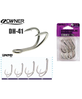 OWNER DOUBLE HOOK DH-41 #5/0