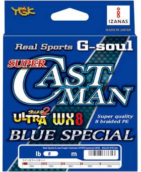 YGK GALIS G-SOUL SUPER CASTMAN BLUE SPECIAL ULTRA WX8 200m #2.5