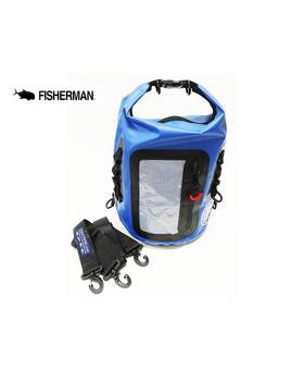 FISHERMAN WATERPROOF BAG BLUE #8L