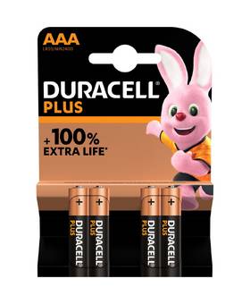 DURACELL PLUS 100% AAA 1,5V
