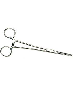 LEEDA FORCEPS STRAIGHT 8inch