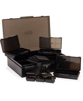 NASH BOXLOGIC MEDIUM TACKLE BOX LOADED