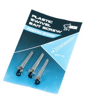 NASH PLASTIC SWIVEL BAIT SCREW 21mm