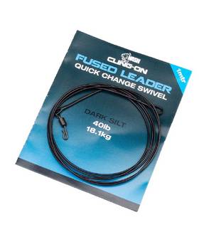 NASH FUSED LEADER QUICK CHANGE DARK SILT 40lb