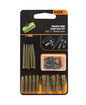 FOX POWER LEAD CLIP KIT KHAKI