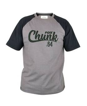 FOX T-SHIRT RAGLAN GREY/BLACK