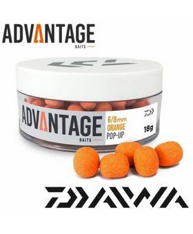 DAIWA ADVANTAGE POP UP 6/8mm ORANGE