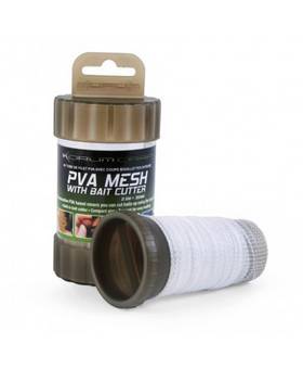 KORUM PVA MESH WITH BAIT CUTTER 2.5M 35MM